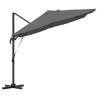Parasol Cantilever Roma anthracite 352x251x260 cm en aluminium 