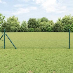 Clôture Hexagonale Gris 0,5x50 m Acier 