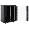 Coffret de réseau avec pieds pivotants 15U 19" IP20 60x45x86 cm 