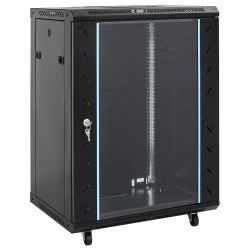 Coffret de réseau 15U 19" IP20 noir 60x45x86 cm 