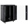 Coffret de réseau 15U 19" IP20 noir 60x45x86 cm 