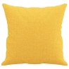 Coussins décoratifs lot de 2 Jaune clair 40x40 cm Tissu 