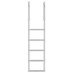 Échelle de quai Argent 45 x 11,5 x 190 cm Aluminium 