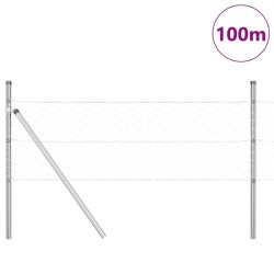 Clôture hexagonale 0.4x100 m en acier galvanisé 