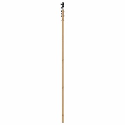 Porte Coulissante ORKDAL Ensemble de 2 Naturel et noir Bois, Métal 