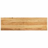Marches d'escalier 4 pcs marron clair 90x30x2 cm chêne massif 