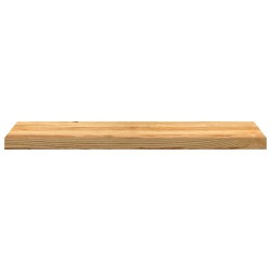 Marches d'escalier 4 pcs marron clair 90x30x2 cm chêne massif 