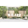 Canapé en L Naturel 231x173x78 cm en Poly Rattan 