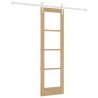 Porte coulissante avec quincaillerie 61x198,5 cm Bois massif en pin 