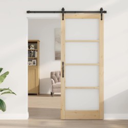 Porte coulissante avec kit de quincaillerie "ORKDAL" 86x211 cm 
