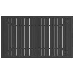 Table de jardin Anthracite 140x80x72 cm Acier 