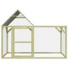 Poulailler 200x100x150 cm Bois de pin massif imprégné 