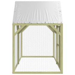 Poulailler 200x100x150 cm Bois de pin massif imprégné 