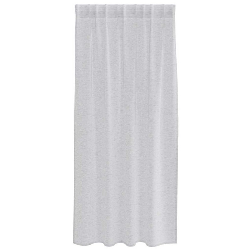 Rideaux 2 pcs Gris clair 140 x 175 cm Polyester 