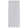 Rideaux 2 pcs Gris clair 140 x 175 cm Polyester 