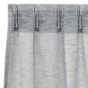 Rideaux 2 pcs Gris foncé 140 x 175 cm Polyester 