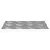 Plaques en Aluminium à Motif en Damier 2 pcs Antidérapantes 30x20 cm 