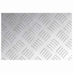 Plaques en Aluminium à Motif en Damier 2 pcs Antidérapantes 30x20 cm 