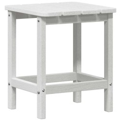 Ensemble de Salon de Jardin 3 Pièces Blanc HDPE 
