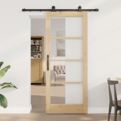 Porte coulissante avec kit de matériel "ORKDAL" 83x202 cm 