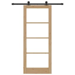 Porte coulissante avec kit de matériel "ORKDAL" 83x202 cm 