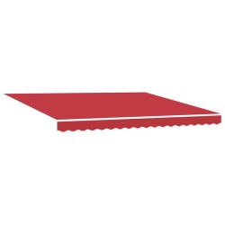 Store manuel rétractable Rouge 400x300 cm 