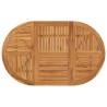 Table de jardin 150x90x75 cm Bois d'acacia solide 