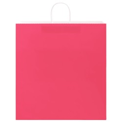 Sacs en papier 250 pcs avec poignées rose 45x17x48 cm 