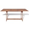 Table de jardin 180x90x75 cm Bois de teck solide 