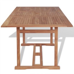 Table de jardin 180x90x75 cm Bois de teck solide 