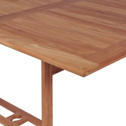 Table de jardin 180x90x75 cm Bois de teck solide 