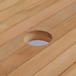Table de jardin 180x90x75 cm Bois de teck solide 
