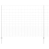 Poteaux de Clôture 22 pcs U-Channel 160 cm Acier Galvanisé 