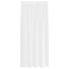 Rideaux avec des rideaux 2 pcs Blanc 140 x 175 cm Polyester 