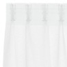 Rideaux avec des rideaux 2 pcs Blanc 140 x 175 cm Polyester 