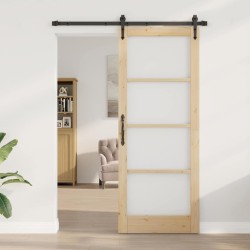 Porte coulissante avec kit de quincaillerie "ORKDAL" 83x211 cm 