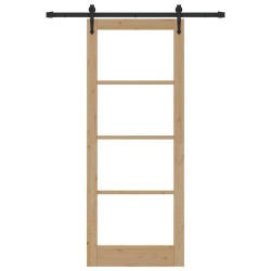 Porte coulissante avec kit de quincaillerie "ORKDAL" 83x211 cm 