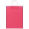 Sacs en papier 50 pcs avec poignées rose 26x12x35 cm 