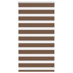 Store zèbre marron 75x100 cm largeur du tissu 70,9 cm polyester 