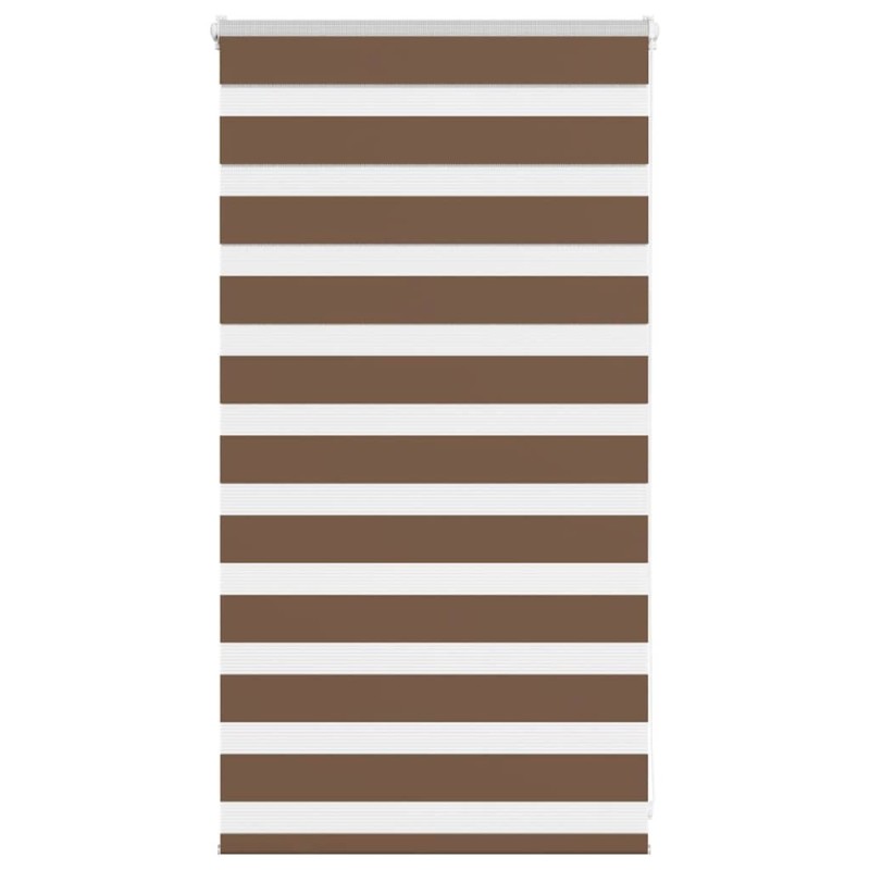 Store zèbre marron 75x100 cm largeur du tissu 70,9 cm polyester 