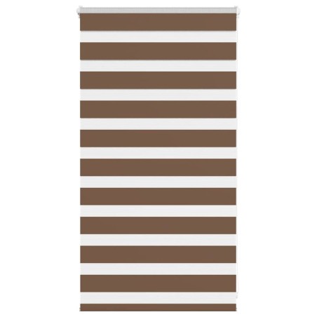 Store zèbre marron 75x100 cm largeur du tissu 70,9 cm polyester 