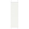 Store plissé blanc 65x200 cm largeur du tissu 64,4 cm polyester 