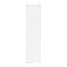 Store plissé blanc 65x200 cm largeur du tissu 64,4 cm polyester 