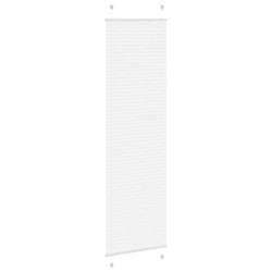 Store plissé blanc 65x200 cm largeur du tissu 64,4 cm polyester 
