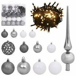 Sapin de Noël artificiel Blanc 180 cm PVC 
