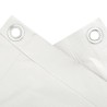 Écran d'intimité de balcon blanc 300x75 cm PVC 