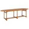 Table à dîner de jardin 280x90x75 cm Bois d'acacia massif 