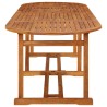 Table à dîner de jardin 280x90x75 cm Bois d'acacia massif 
