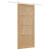 Porte coulissante avec matériel 93x211 cm Bois Massif Pin 