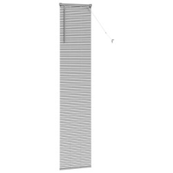 Store de Fenêtre avec des rideaux Autre Argenté 80 x 130 cm Aluminium 